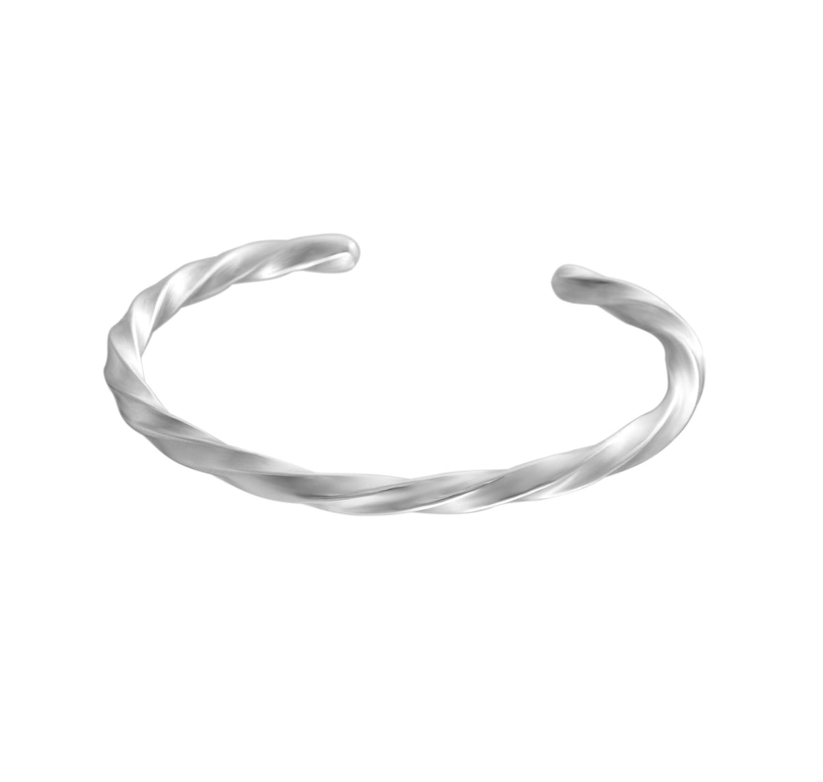 Cuff Twist — срібний браслет-каф 925 REN
